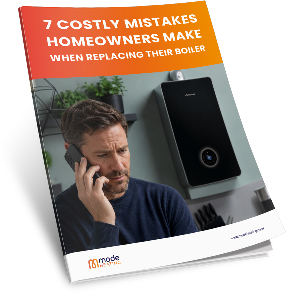 7 Costly Mistakes Homeowners Make When Replacing The Boiler — free guide from Mode Heating