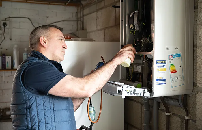 Annual boiler service by a Gas Safe registered engineer in Wetherby