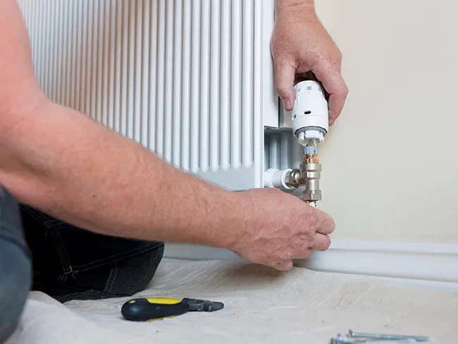 Thermostatic radiator valves fitted by Mode Heating in Wetherby
