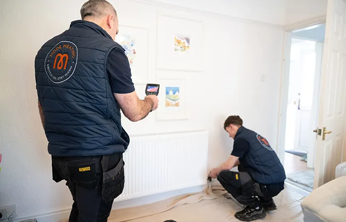 Complete central heating installation in Wetherby